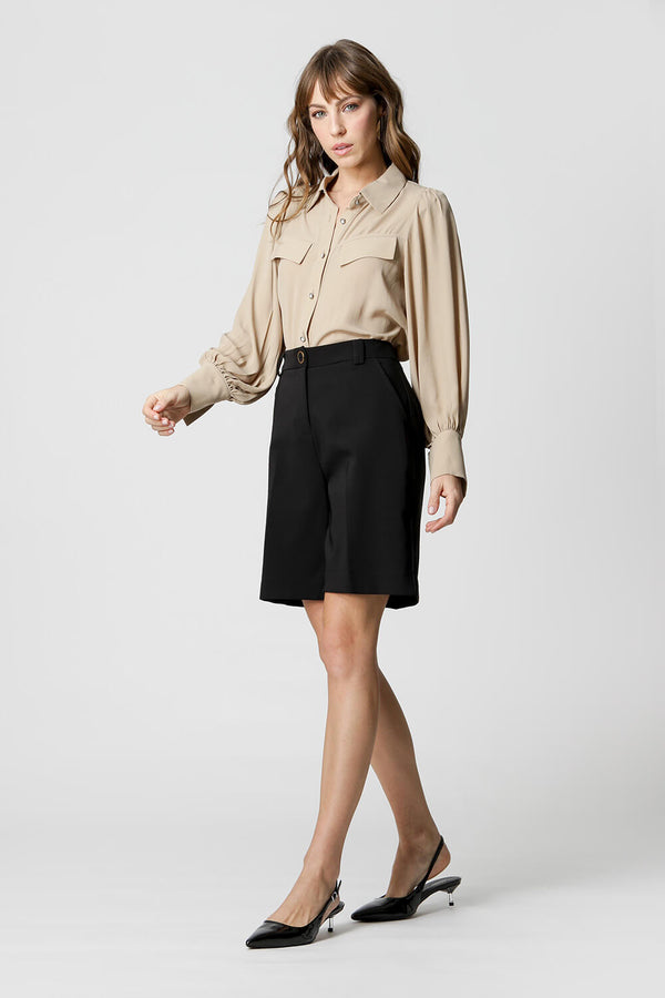 Camisa Com Manga Longa Bufante