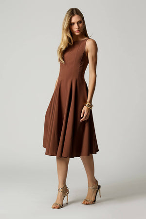 Vestido Godê Acinturado TRIMIX