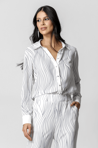 Camisa Clássica Estampada - OFF WHITE 6058