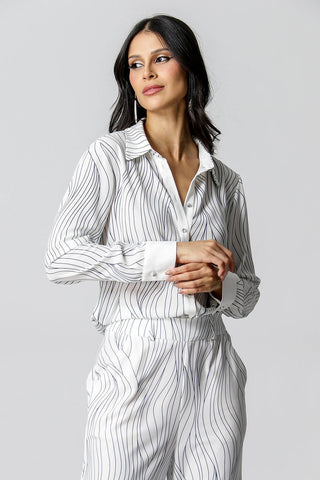 Camisa Clássica Estampada - OFF WHITE 6058