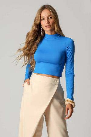 Cropped De Manga Longa TRIMIX