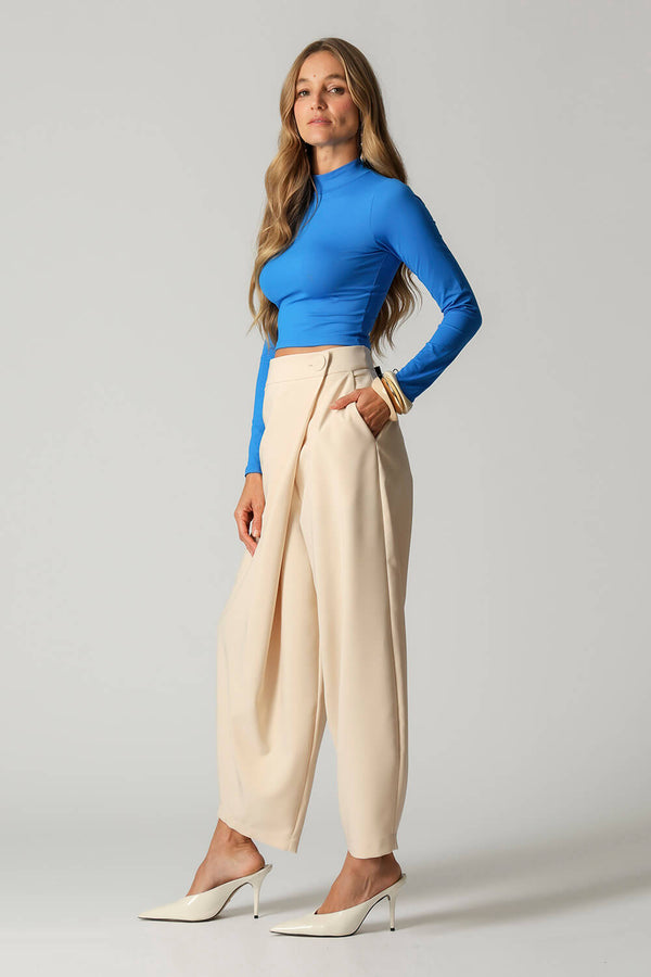 Cropped De Manga Longa TRIMIX