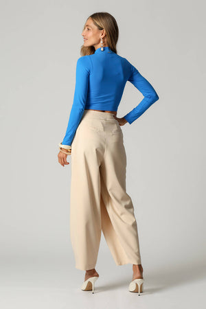 Cropped De Manga Longa TRIMIX