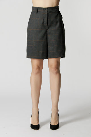 Bermuda Jorts Alfaiataria Risca De Giz - CHUMBO 90146