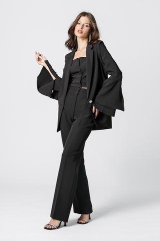 Blazer de diseño multifuncional - NEGRO