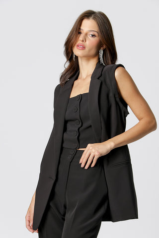 Blazer de diseño multifuncional - NEGRO