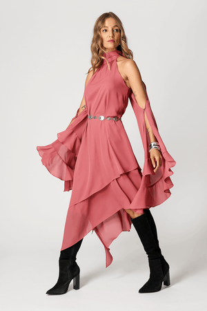 Vestido Camadas Assimétricas