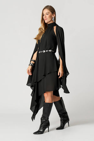 Vestido Camadas Assimétricas