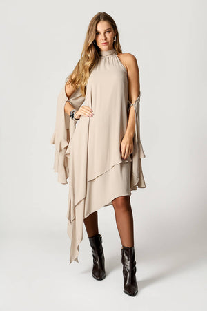 Vestido Camadas Assimétricas