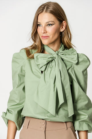 Blusa Manga Longa Com Pregas - GARRAFA CL