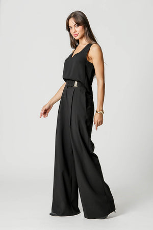 Blusa Com Decote V Sem Manga