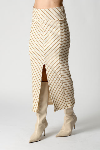 Saia De Tricot Listrado - CASTOR 90166