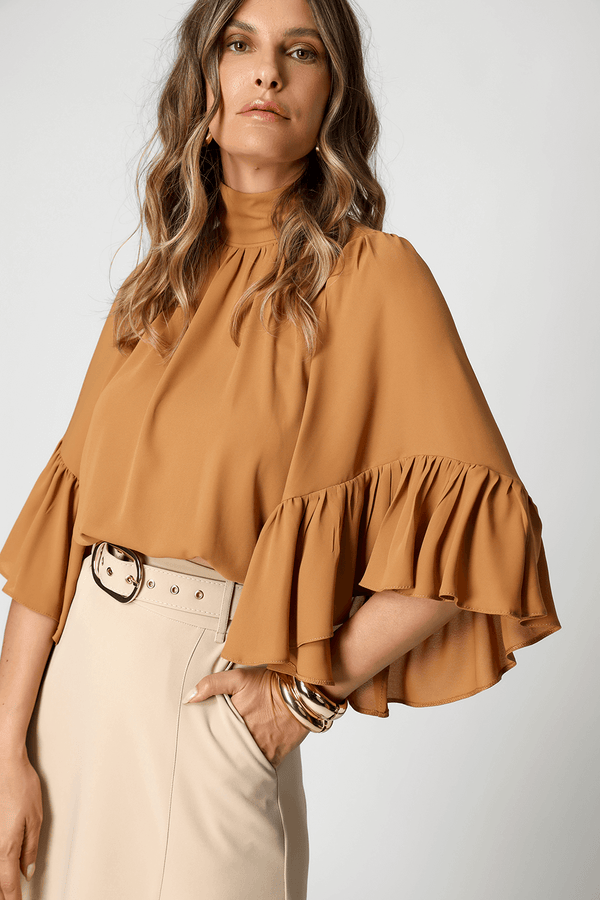 Blusa Balonê Com Manga Angel