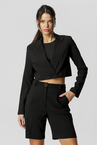 Blazer Cropped - PRETO