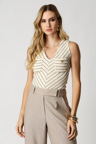 Blusa Com Bolsos e Botões - CINZA 90166