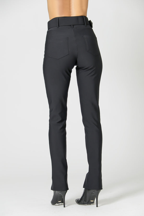 Calça Skinny Fenda na Barra