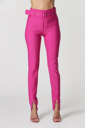 Calça Skinny Fenda na Barra