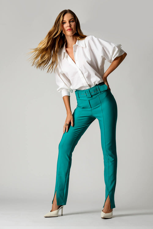 Calça Skinny Fenda na Barra TRIMIX