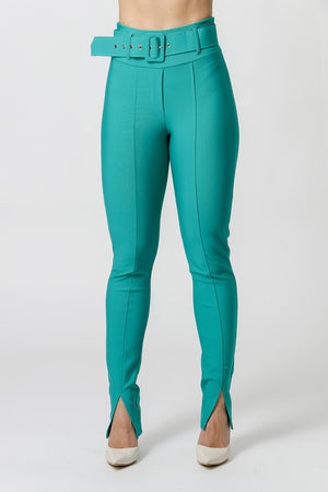 Calça Skinny Fenda na Barra