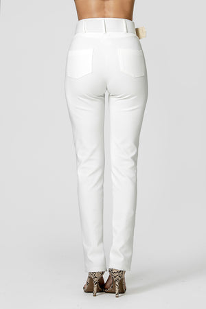 Calça Skinny Fenda na Barra