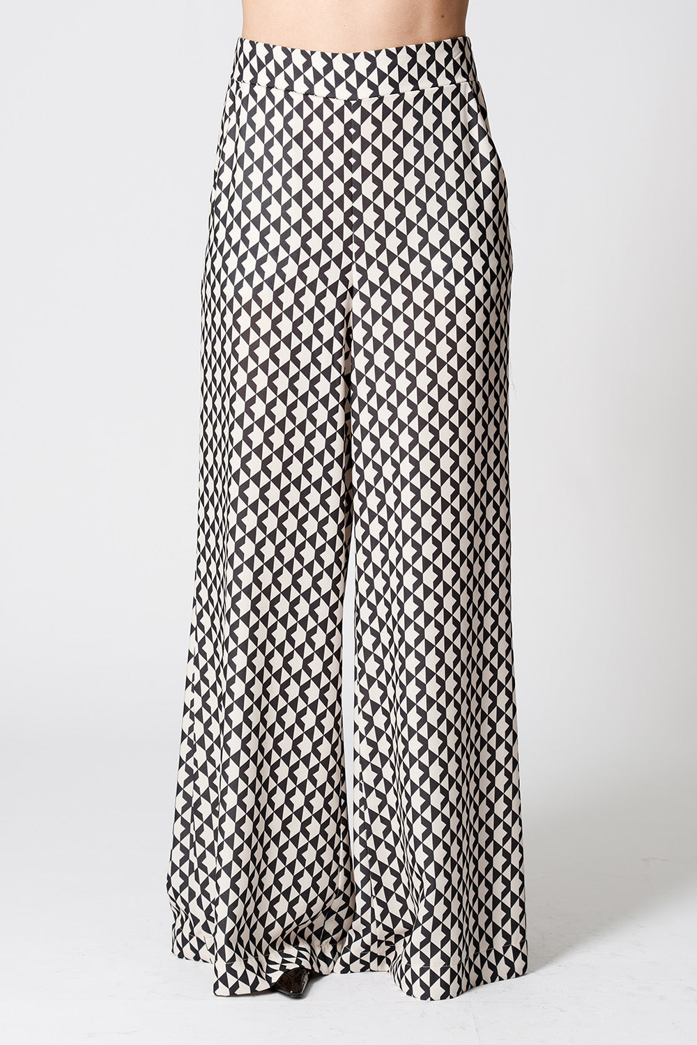 Calça Pantalona Estampada