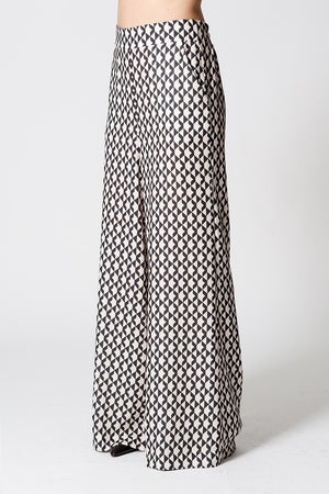 Calça Pantalona Estampada