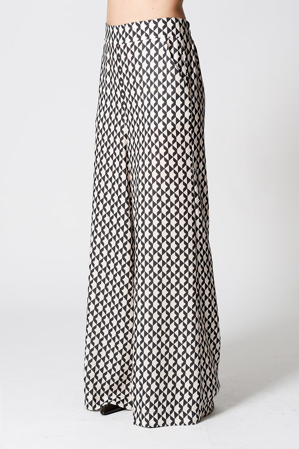 Calça Pantalona Estampada