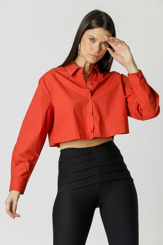 Camisa Cropped - TELHA