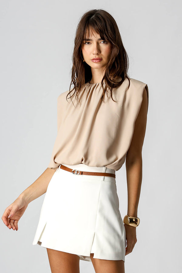 Blusa Balonê Com Ombreira