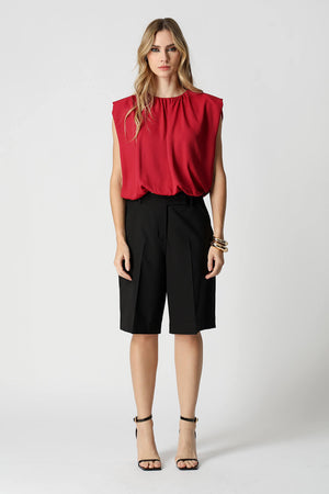 Blusa Balonê Com Ombreira