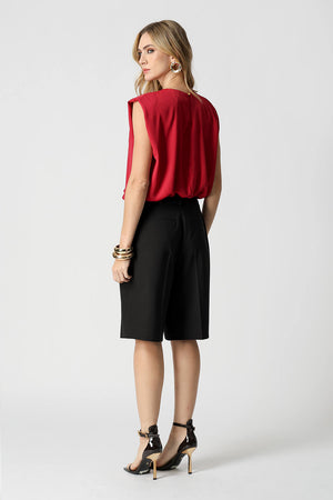 Blusa Balonê Com Ombreira