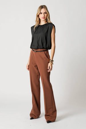 Blusa Balonê Com Ombreira