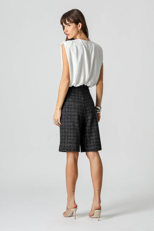 Blusa Balonê Com Ombreira