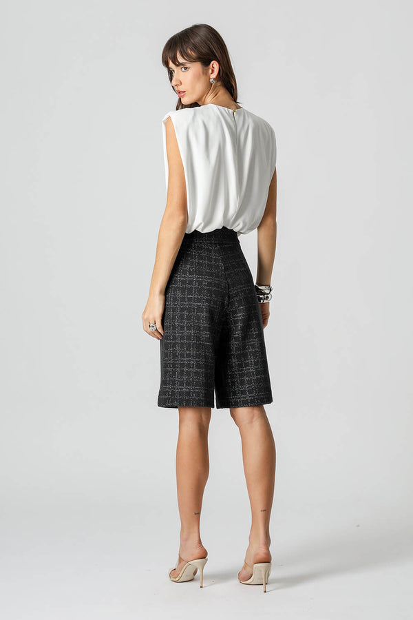 Blusa Balonê Com Ombreira