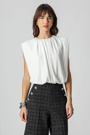 Blusa Balonê Com Ombreira