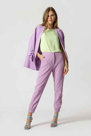 Calça Jogging Crepe - LILAS CLARO