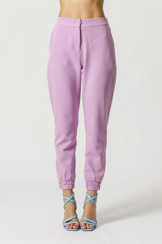 Calça Jogging Crepe - LILAS CLARO