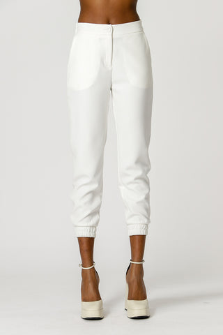 Calça Jogging Crepe - OFF WHITE