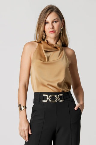 Blusa con escote degagé y mangas desmontables - CASTOR