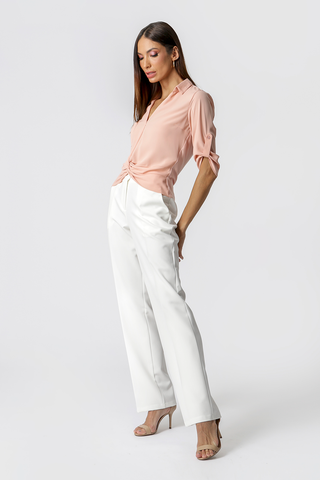 Camisa Twist - NUDE
