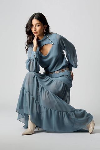Blusa Degagê Bufante - DENIM
