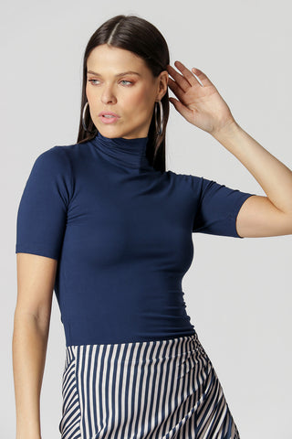 Blusa de manga corta - AZUL MARINO 11
