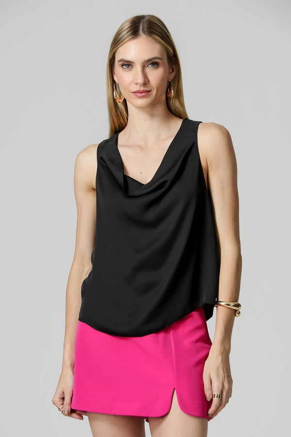 Blusa Gola Degagê Em Cetim