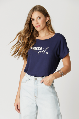 T-Shirt Why Not - MARINHO 12