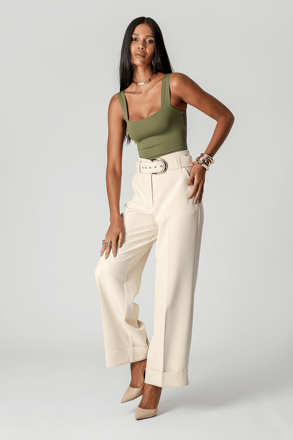 Blusa Cropped De Alça Larga