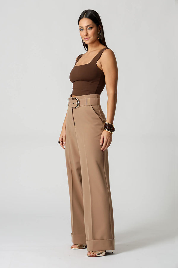 Blusa Cropped De Alça Larga