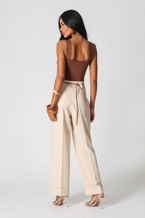 Blusa Cropped De Alça Larga TRIMIX