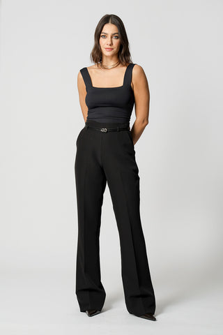 Cropped De Alças Largas - PRETO 1