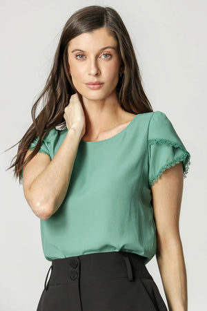 Blusa Manga Tulipa TRIMIX