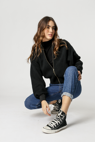 Jaqueta Bomber - PRETO